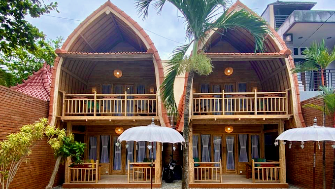 2 storey Lumbung Wooden Chalet - 01
